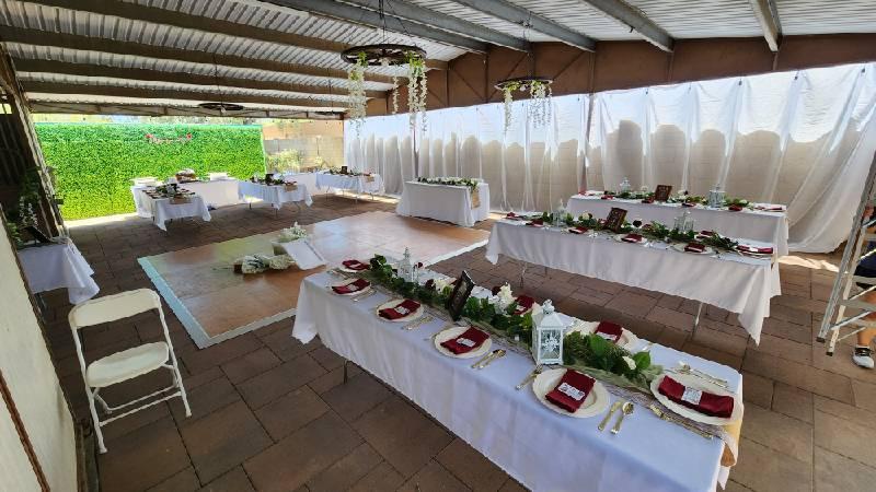 Event setup at 99 Palms